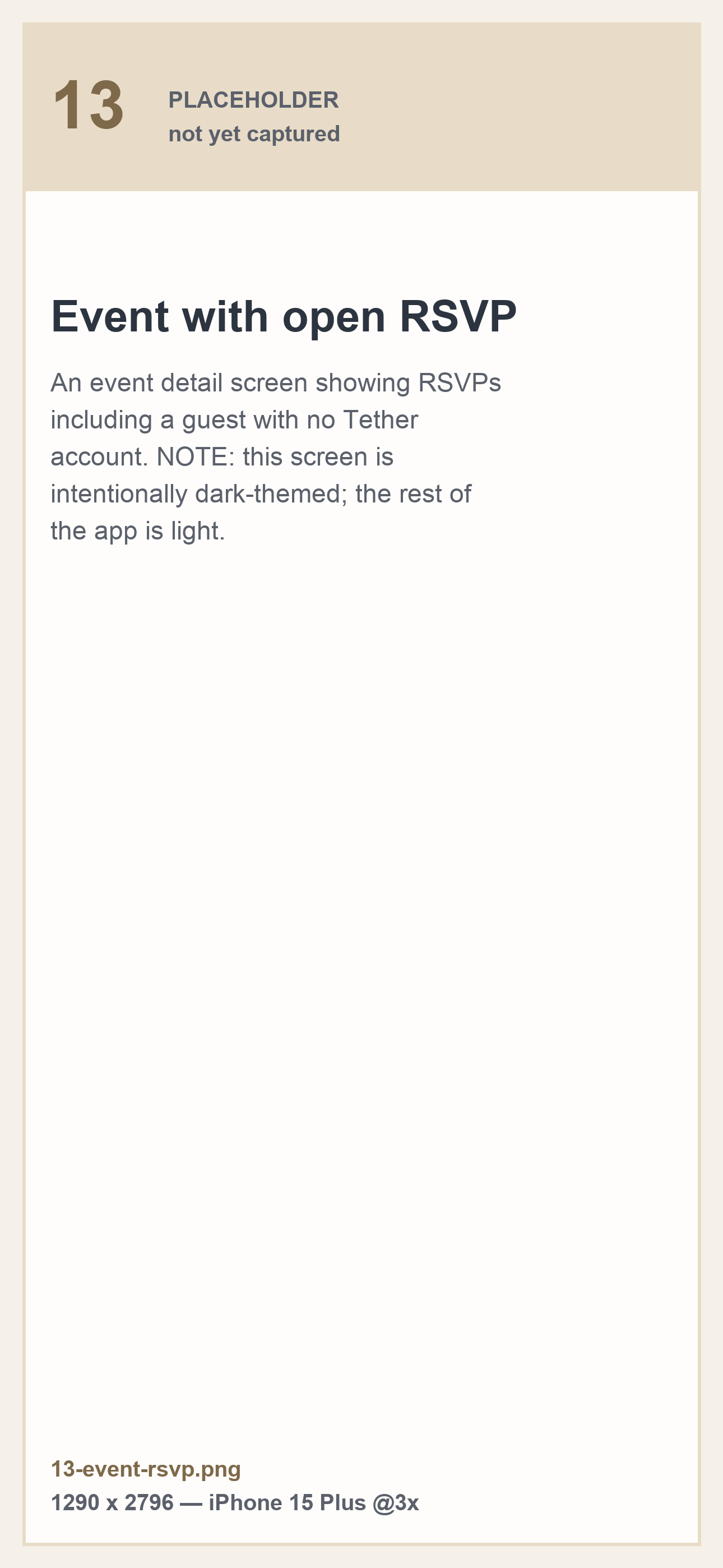 Host an event, including people who are not on Tether